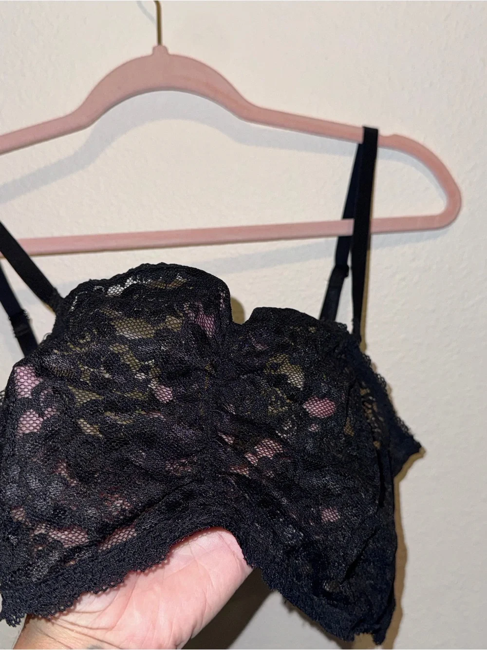 torrid Black Lace Bralette with Adjustable Straps